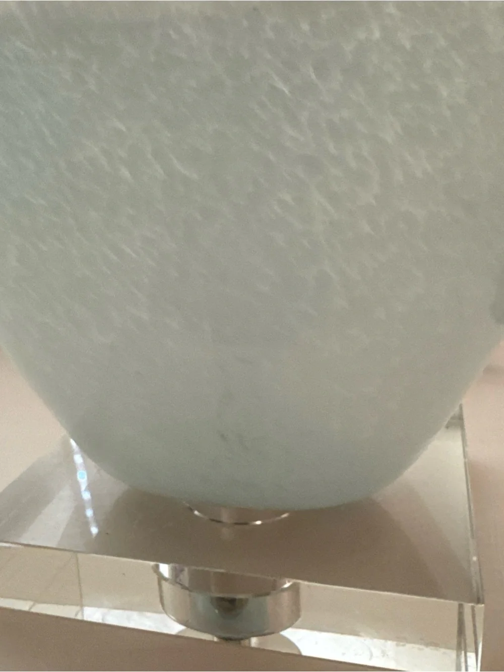 Pottery Barn Pair of Sea Glass Blue Ceramic Table Lamps